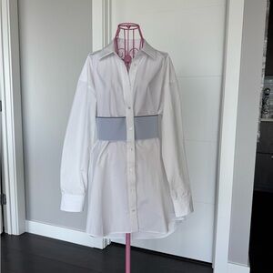 Alexander Wang White Shirt Dress